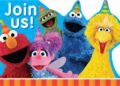 Sesame Street Birthday Invitations (Credit: partycity)