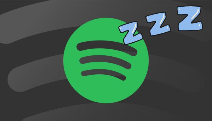 Set Spotify sleep timer banner