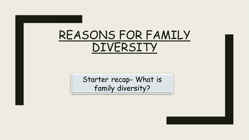 Family diversity