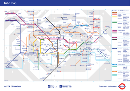 KS3 Functional Maths Task - The London Underground | Teaching Resources