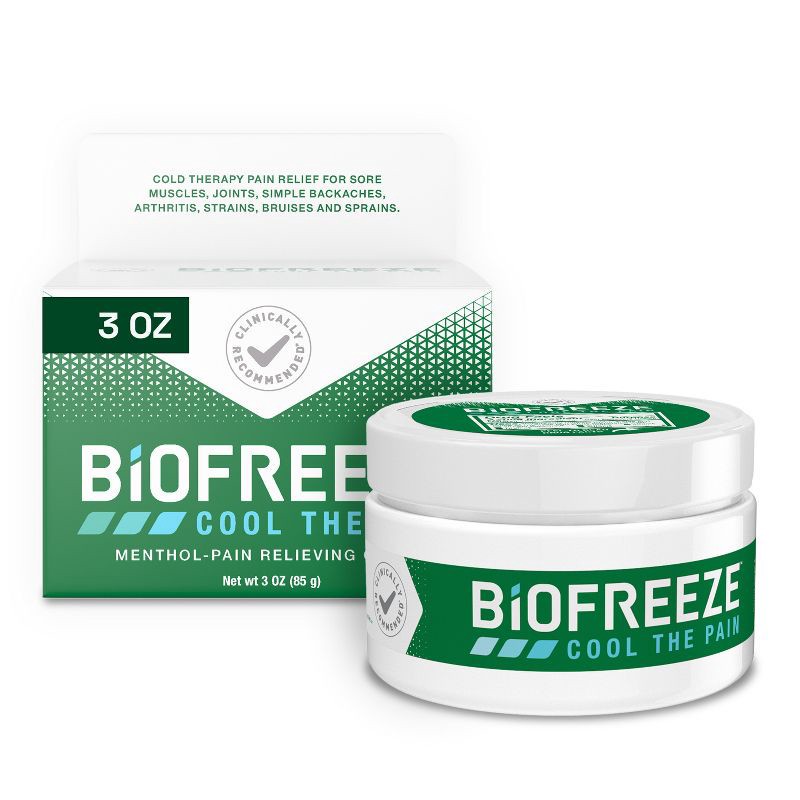 slide 1 of 7, Biofreeze Pain Relieving Cream - 3oz, 3 oz