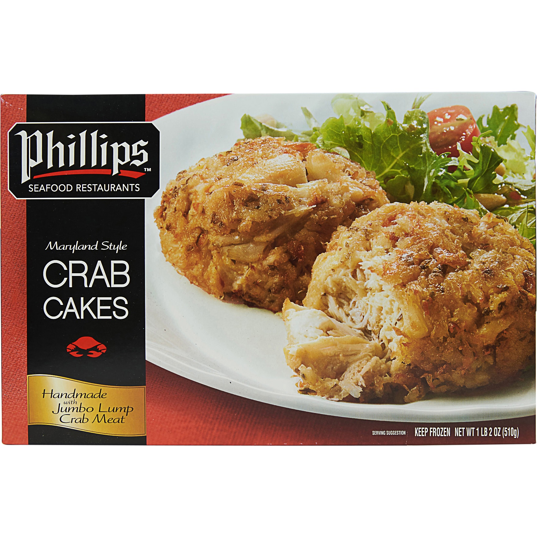 slide 1 of 2, Phillips Crab Cakes, 