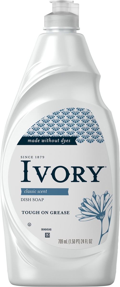 slide 2 of 6, Ivory Concentrated Dishwashing Liquid, Classic Scent, 709ml, 24 fl oz