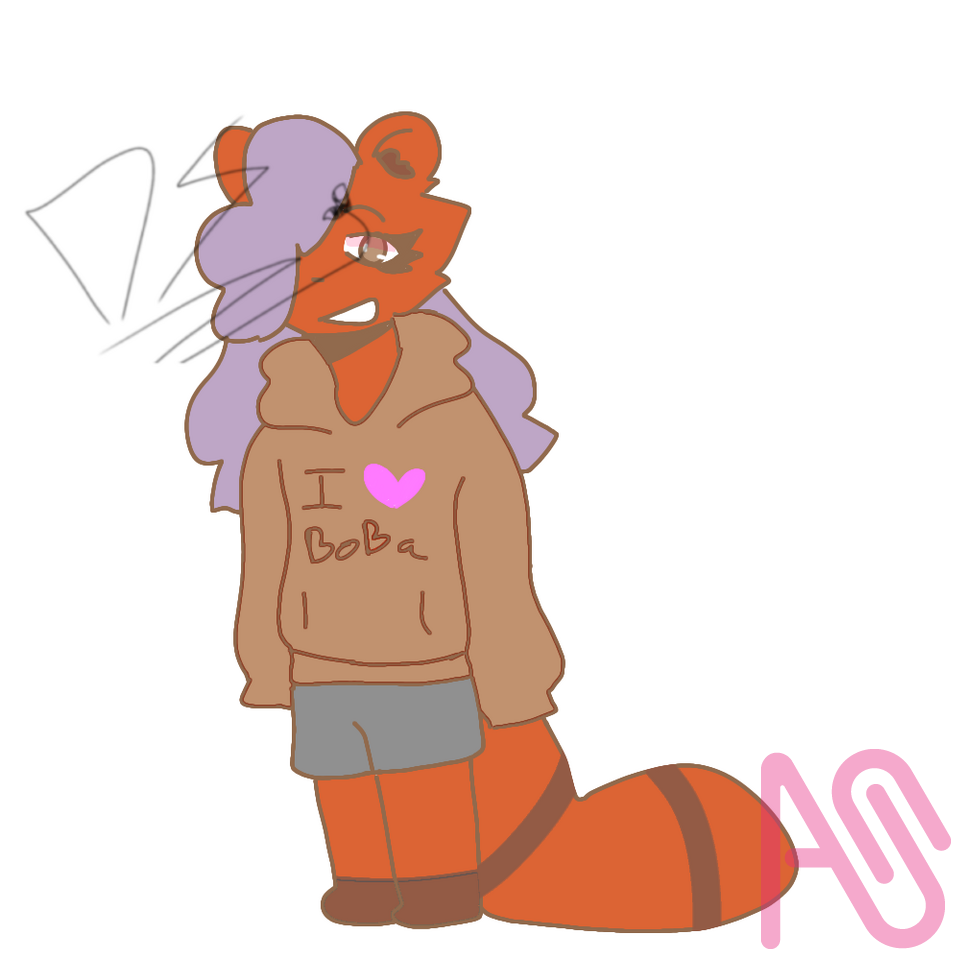 Red panda oc did I make her to red Illust of DarklySprout