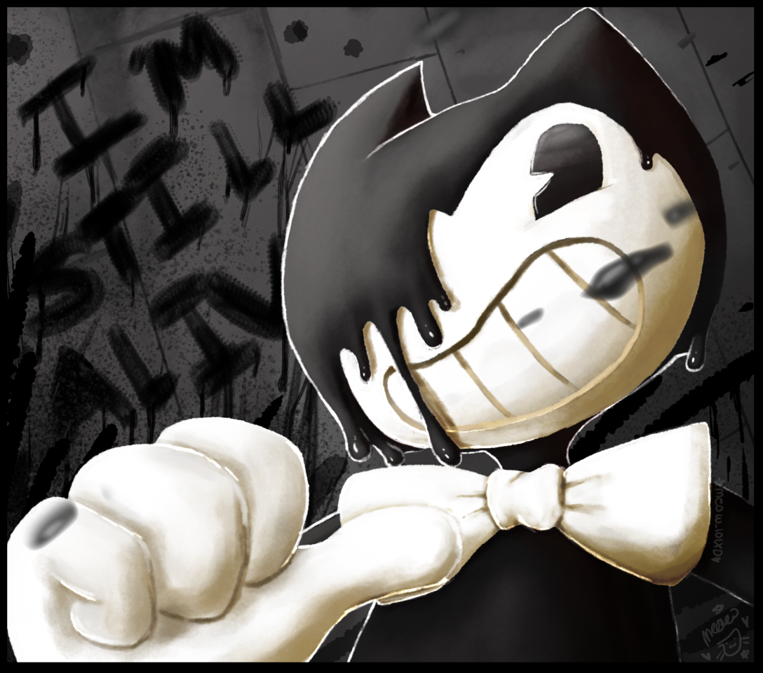 Bendy And the Ink Machine fan art  Illust of Meow_101XD medibangpaint fanart Bendy BatIM bendythedebvil