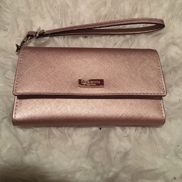 Rose gold wristlet/wallet - Picture 1 of 4