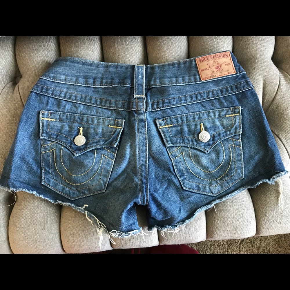 True Religion Keira Denim Cutoff Shorts - image 3