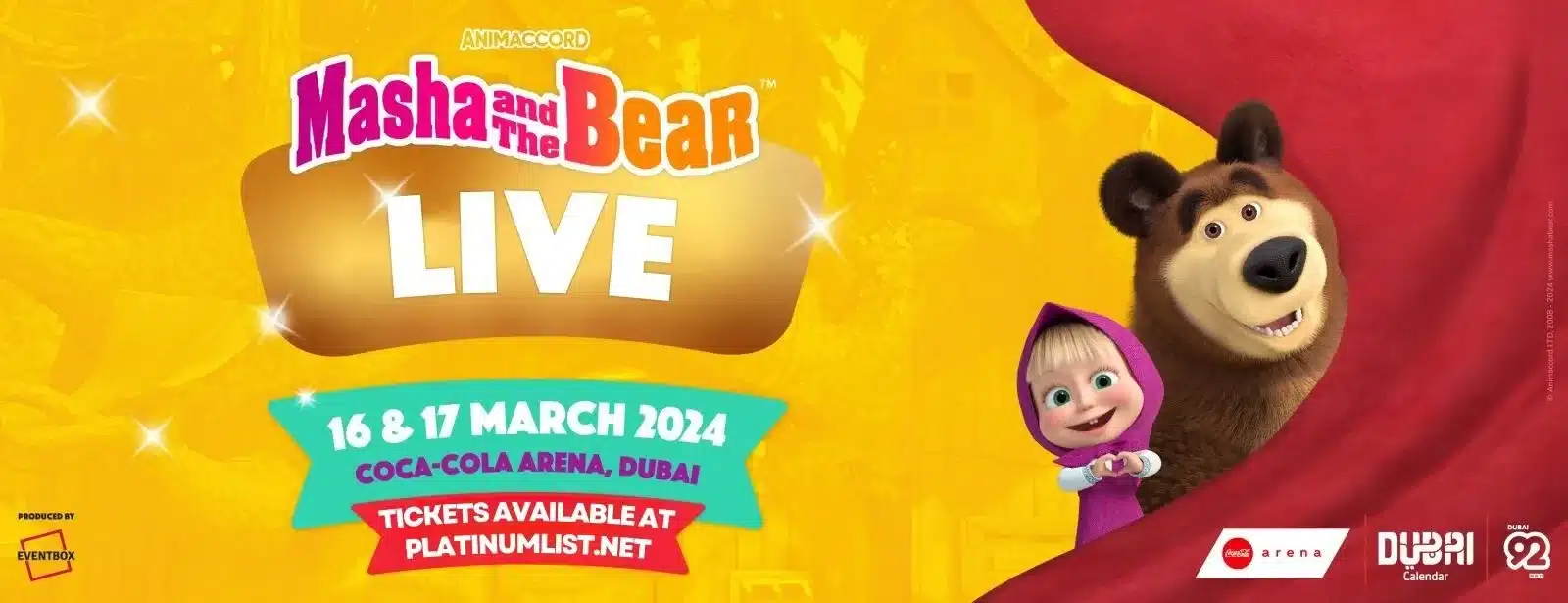 Masha & the Bear Live in Dubai Tickets offer | dubaisavers.com