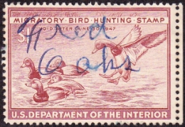 Scan of RW13 1946 Duck Stamp