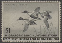 Scan of RW12 1945 Duck Stamp  Used VF