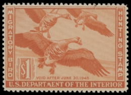 Scan of RW11 1944 Duck Stamp  MNH F-VF