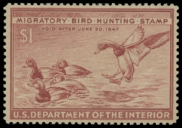 Scan of RW13 1946 Duck Stamp 