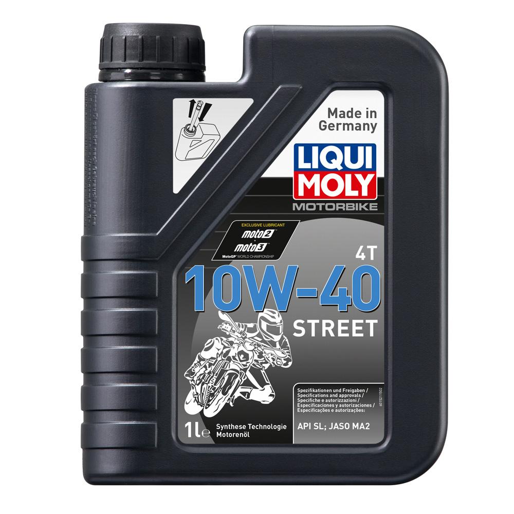 Nhớt mô tô cao cấp Liqui Moly 10W-40 4T Street 1521 1 lít