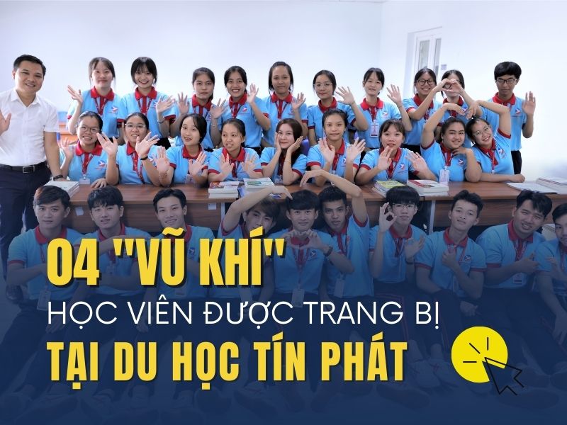 04 “Vũ khí” học viên Tín Phát được trang bị trước khi “Cất cánh”