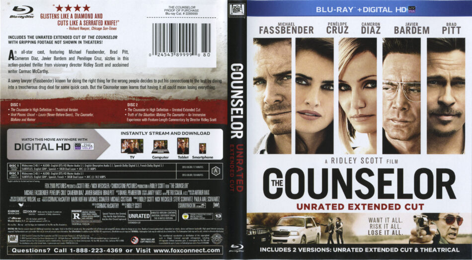 The Counselor Dvd Cover