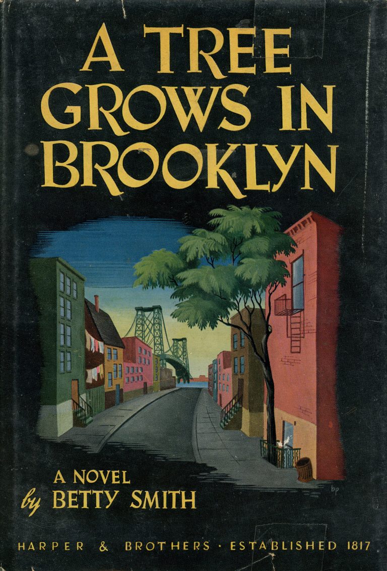 A Tree Grows in Brooklyn. A Novel by Betty Smith. Original Cover. Harper & Brothers. Established 1817.