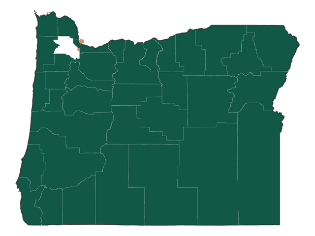 Map of West Haven-Sylvan, Oregon