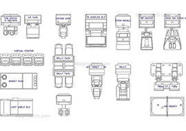 Game equipment 1 free dwg model