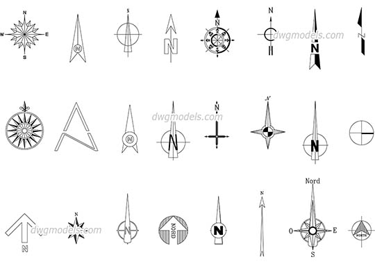 Nord Vector Symbol free dwg model