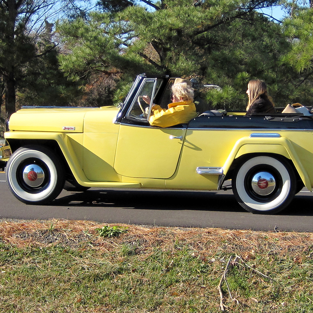 You can see antique roadsters everyday in Talbot County, Maryland.