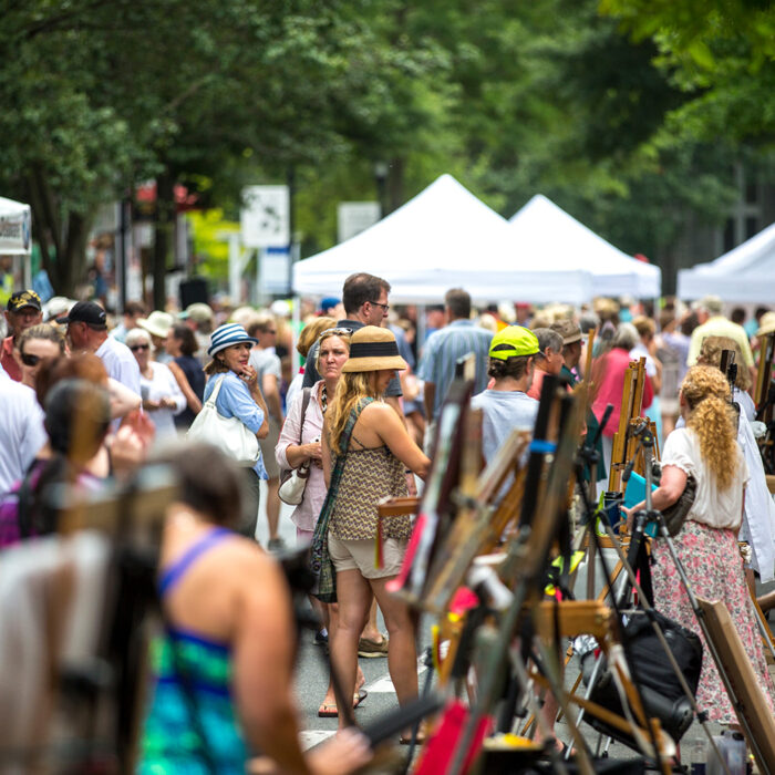 The Plein Air Easton, a festival of painting, in Talbot County, Maryland.