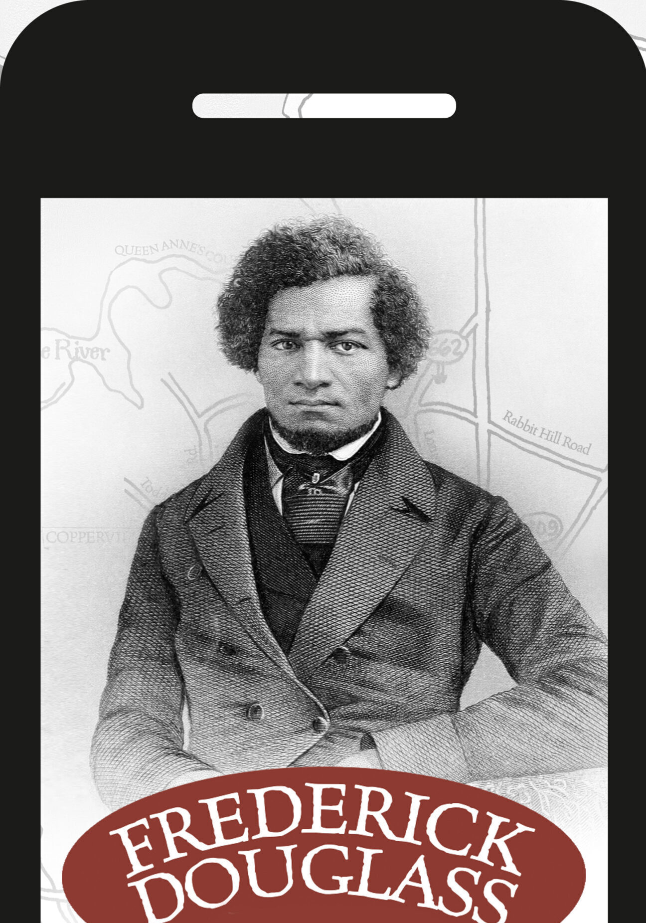 Frederick Douglass Driving Tour app image.