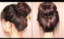 Braided Tips Sock Bun