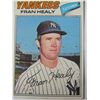 Image 1 : Fran Healy 1977 Topps Yankees  Mint Baseball Card