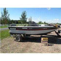 1988 Bass Tracker 17' boat w/trailer BUJ21411D888