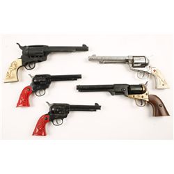 Lot of 4 Early  Buckaroo  Toy Cowboy Guns