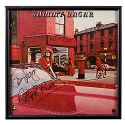 Sammy Hagar Autographed  Red  Album Framed