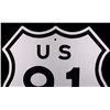 Image 4 : U.S. Route 91 Wooden Highway Sign from Montana