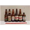 Image 1 : Vintage Beer Bottles (6) (Red Ribbon, Sask, Molson Canadian, Labatts, Bohemian, Philsner, Molsons