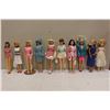 Image 1 : Lot of Vintage Barbie Dolls (10)w/Stands