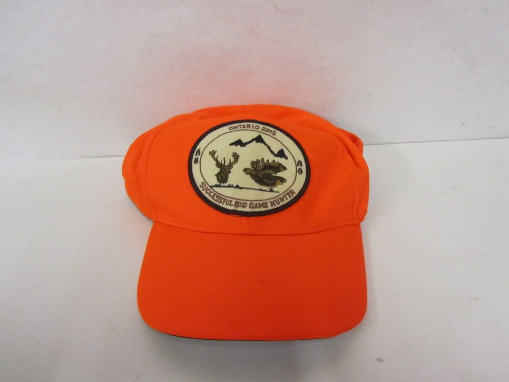 LOT OF BLAZE ORANGE HATS AND TOOKS - Landsborough Auctions