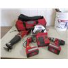 Image 3 : Craftsman 4 pc cordlerss circular saw, drill, flashlight, Sawzall c/w 2 - 20v Lithium batteries, cha