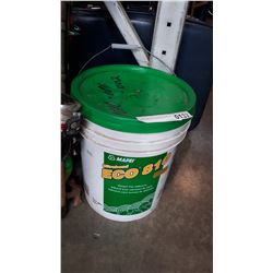 BUCKET OF NEW CARPET TILE ADHESIVE