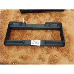 TUBE FRAME QUICK ATTACH PLATE, FITS SKID STEER LOADER (B-5)