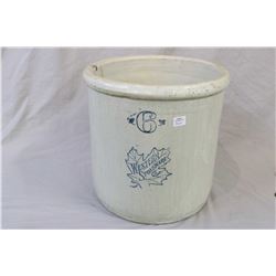 Western Stoneware Company six gallon crock