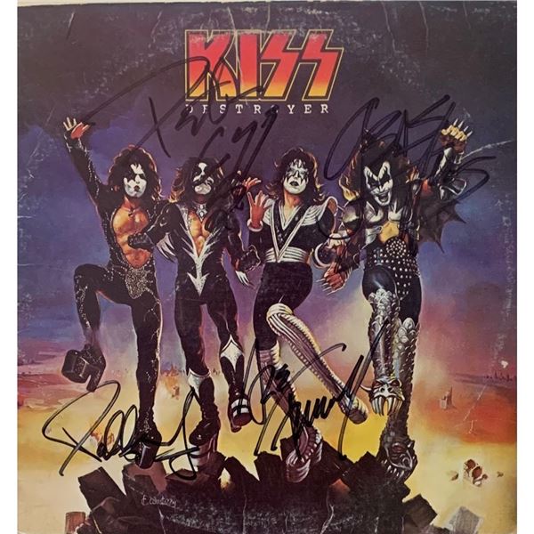 Signed Kiss , Destroyer Album Cover