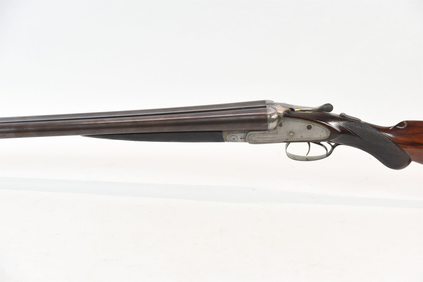 W.H. Pollard Model Side X Side, Side Lock Shotgun