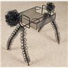 Image 2 : Vintage Black Wire Art Magazine Holder 