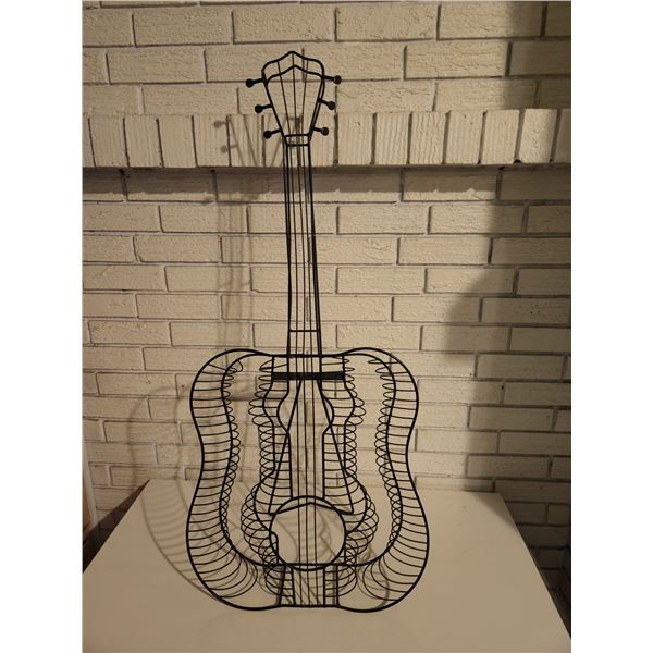 Metal Frame Guitar CD Holder