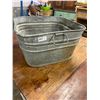 Image 1 : Square galvanized tub - 20"