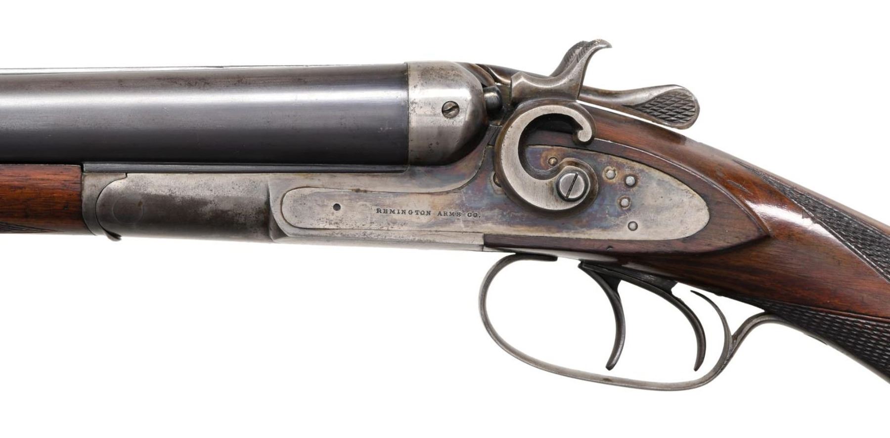 REMINGTON MODEL 1889 HAMMER SXS SHOTGUN. - Poulin Auctions