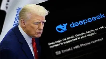 Donald Trump dice que el éxito de DeepSeek es una llamada de atención para empresas de EE.UU.