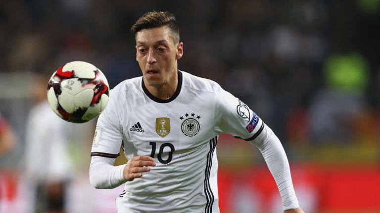 Mesut Ozil will not go up against Gareth Southgate's men