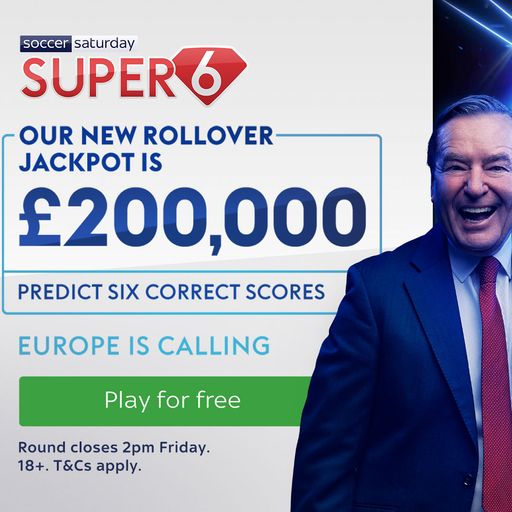 Win £200,000 with Super 6!