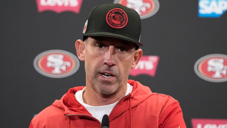 San Francisco 49ers head coach Kyle Shanahan