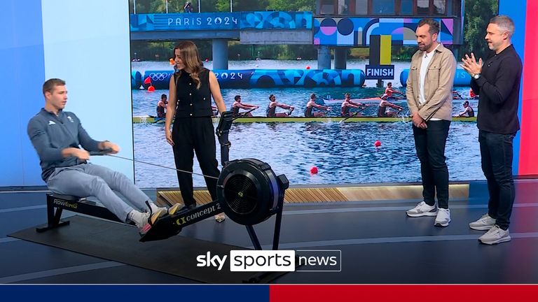 British Olympic medallist Rory Gibbs on Sky Sports News